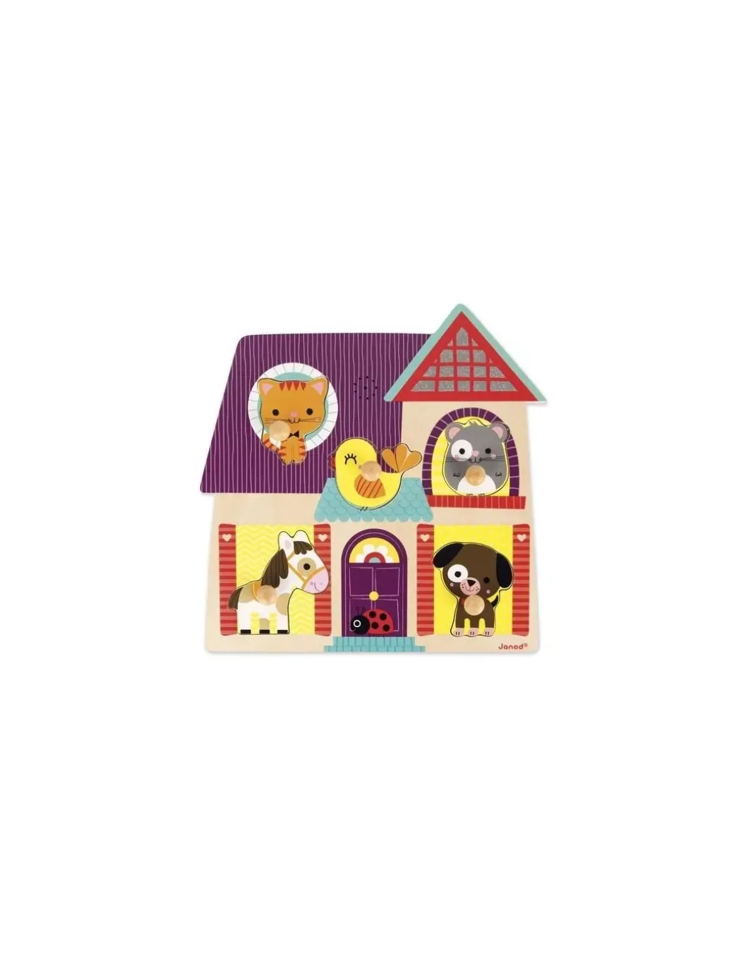 Puzzle musical mes petits compagnons - Janod