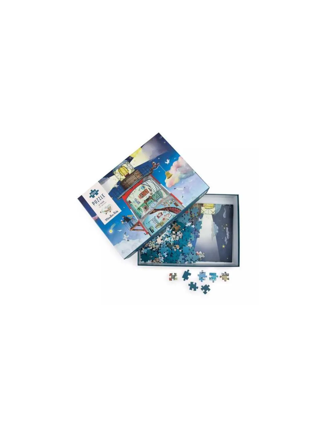 Puzzle phare 500 pièces - Moulin Roty