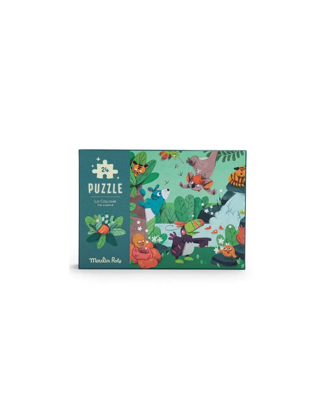 Puzzle phosphorescent La cascade Dans la jungle - Moulin Roty