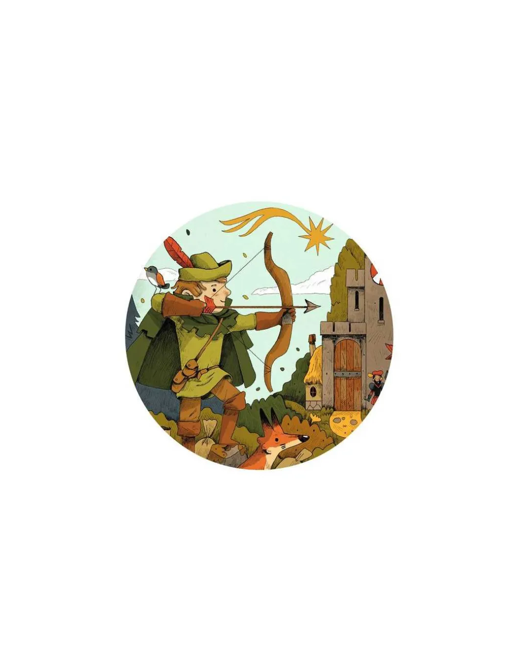 Puzzle Robin des bois 36 pièces - Djeco