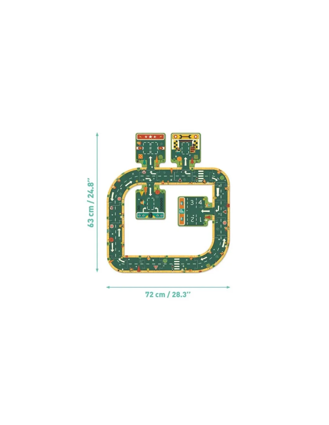 Puzzle routes Pop to play - Djeco