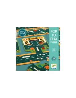 Puzzle routes Pop to play - Djeco