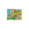 Puzzle sonore en bois la ville Les Popipop - Moulin Roty