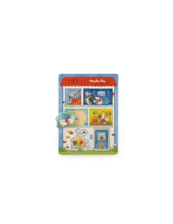 Puzzle sonore en bois Puce & Pilou - Moulin Roty