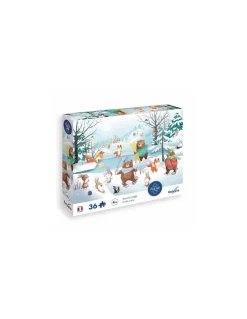 Puzzle Sous la neige 36 pièces - Sentosphère