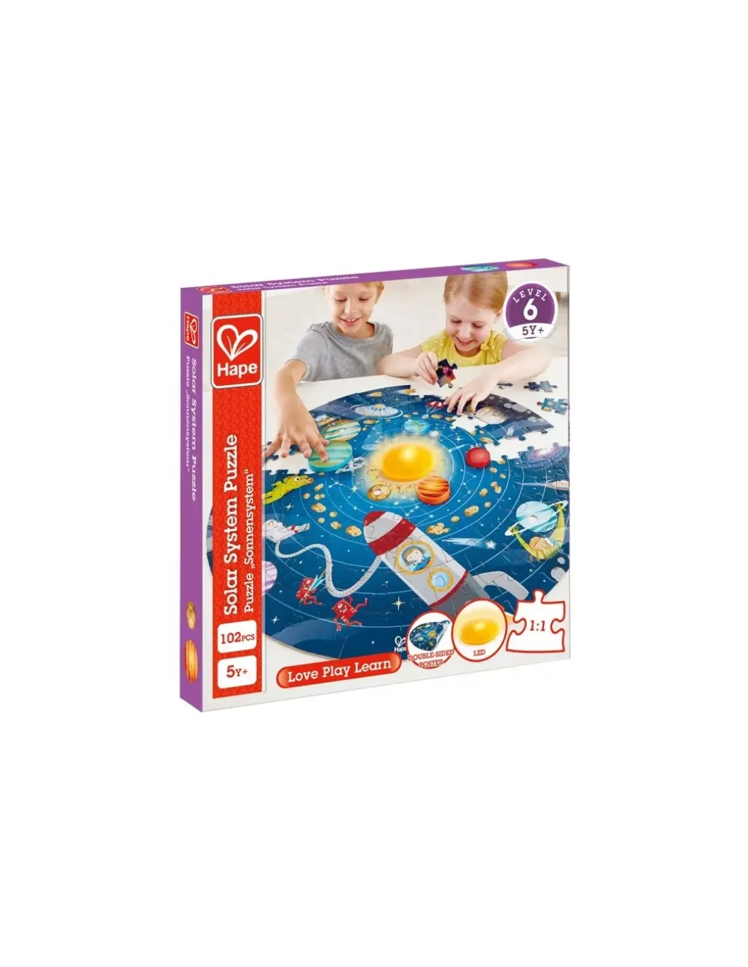 Puzzle système solaire - Hape