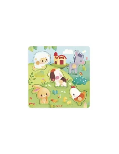 Puzzle tactile Ferme - Janod