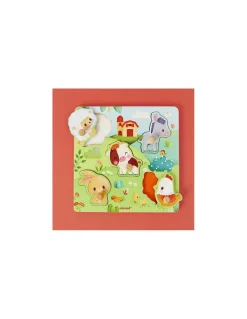 Puzzle tactile Ferme - Janod