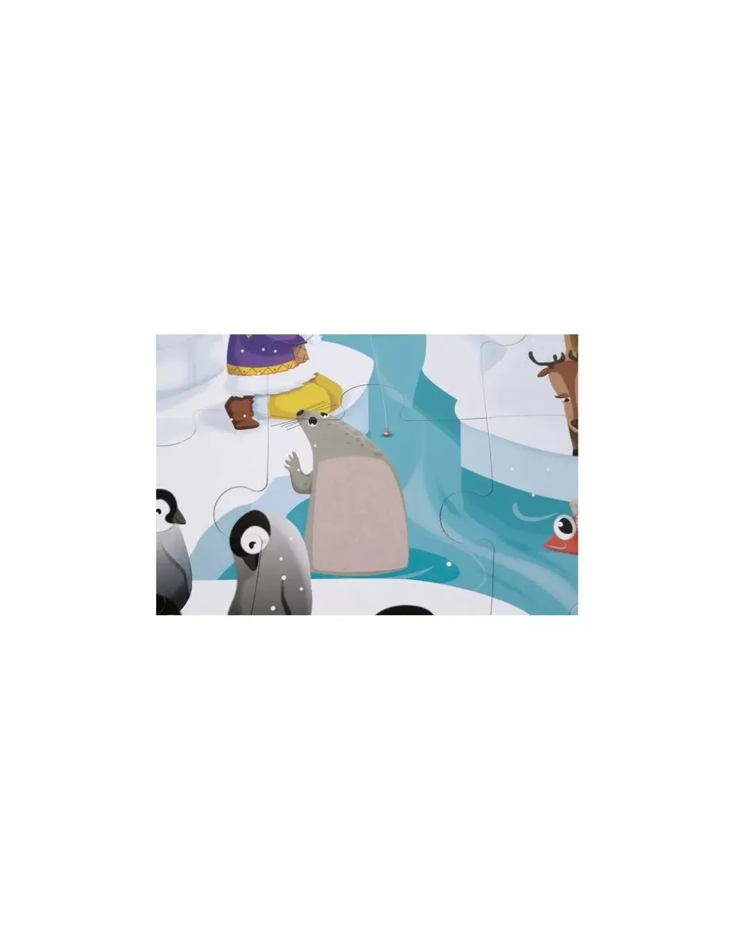 Puzzle tactile la vie sur la banquise - Janod
