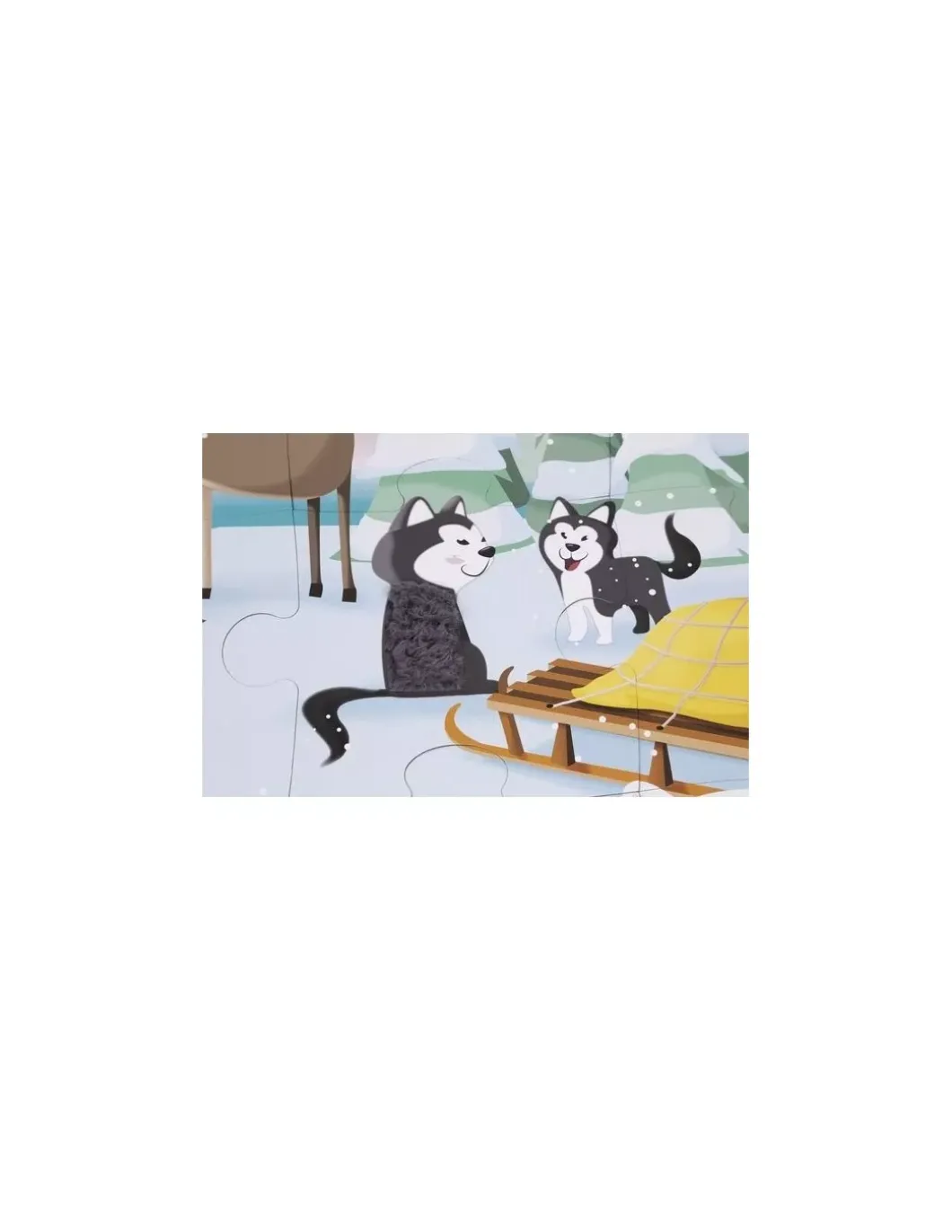 Puzzle tactile la vie sur la banquise - Janod