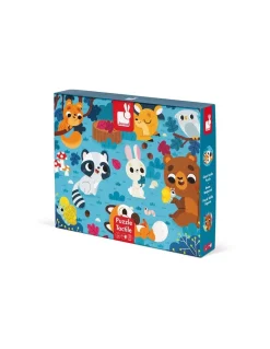Puzzle tactile les animaux de la forêt - Janod