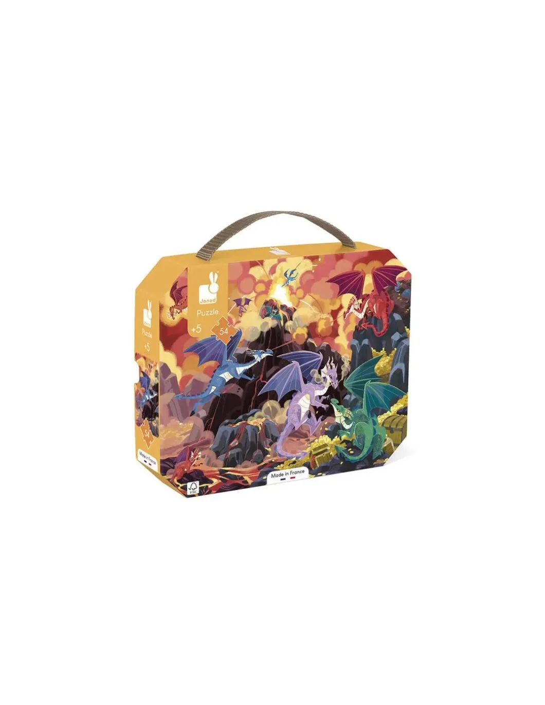 Puzzle terre de dragons 54 pièces - Janod