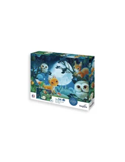 Puzzles Au clair de lune 24 pièces - Sentosphère