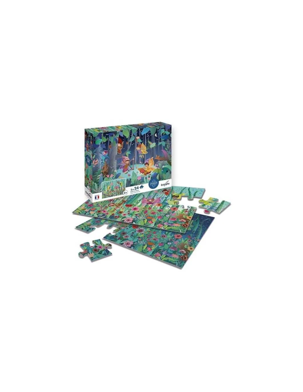 Puzzles Elfes et Fées 24 pièces - Sentosphère