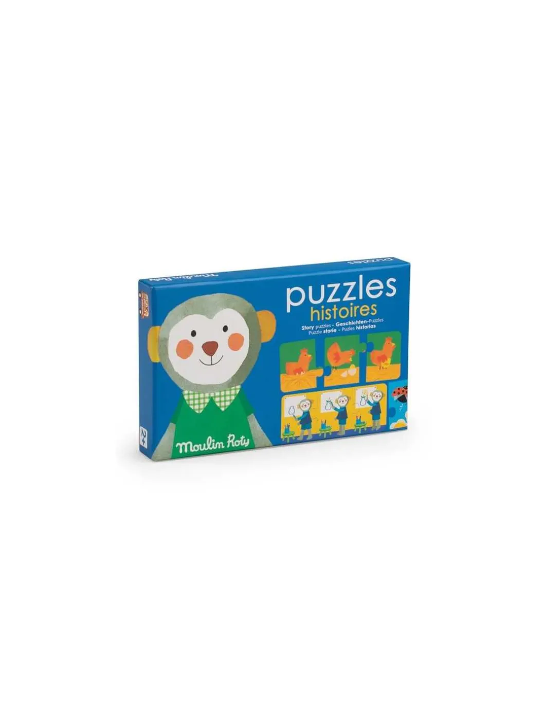 Puzzles histoires Les Popipop - Moulin Roty