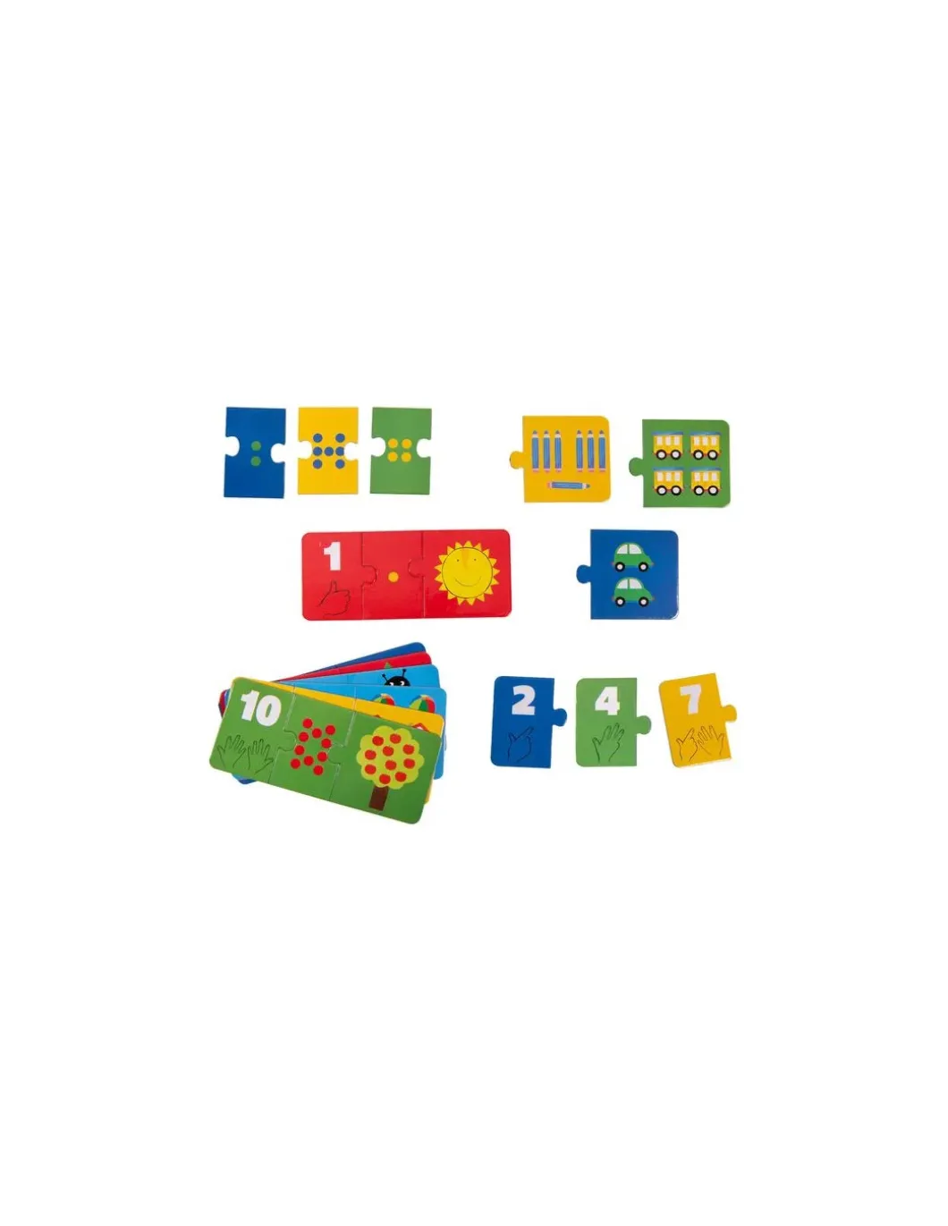 Puzzles Les chiffres Les Popipop - Moulin Roty
