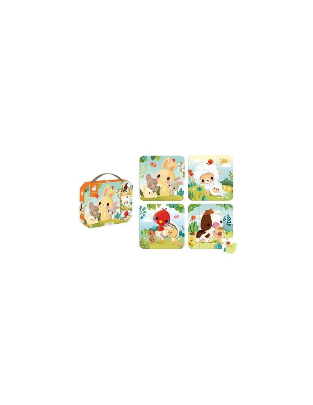 Puzzles évolutifs Animaux de la ferme - Janod