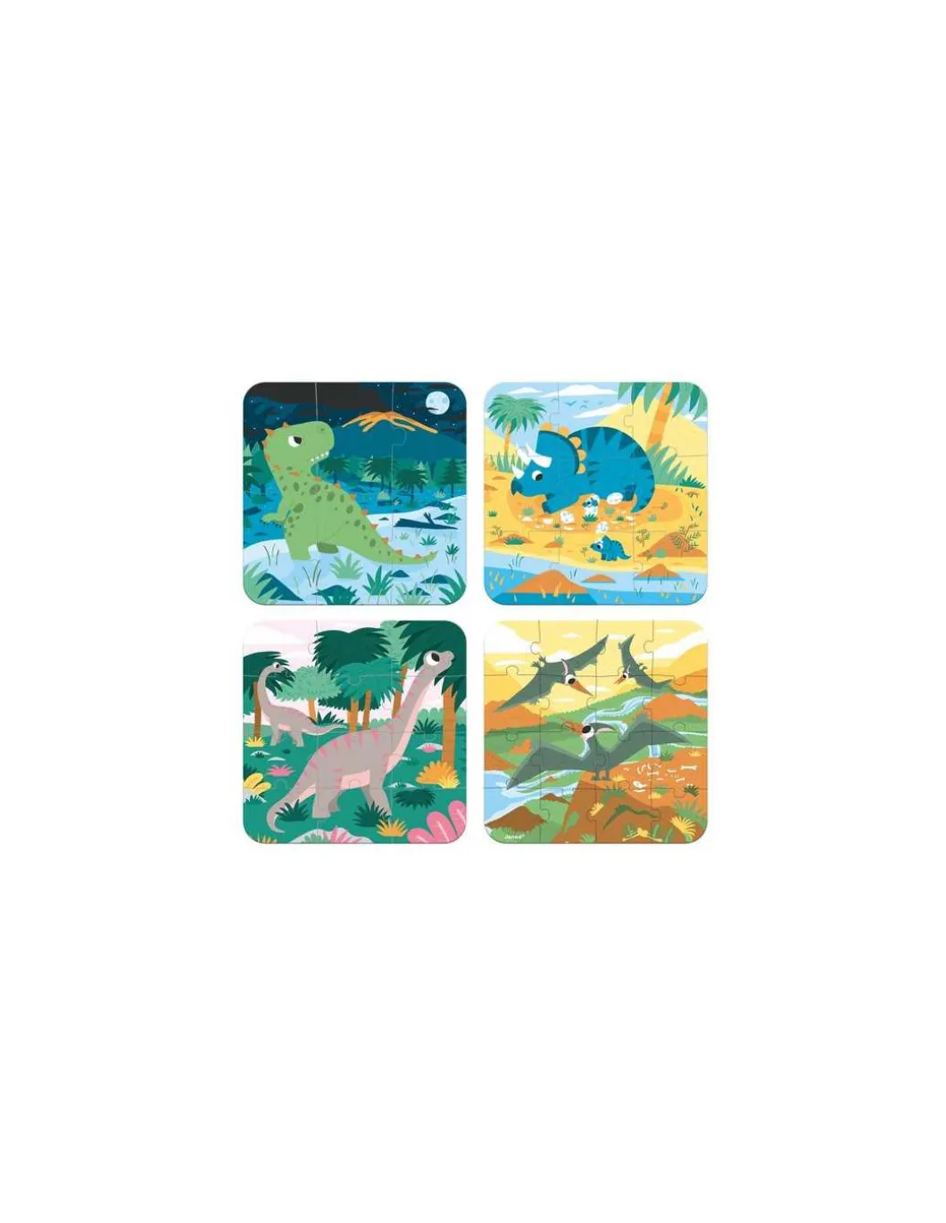 Puzzles évolutifs dinosaures - Janod