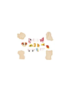 Puzzles évolutifs en bois Animaux domestiques - Janod