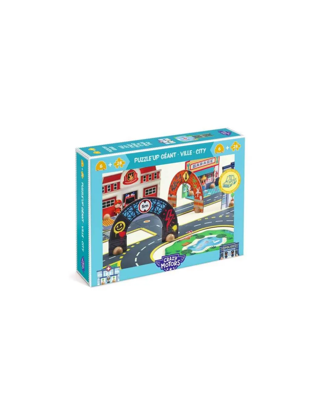 Puzzle'Up géant Ville - Djeco