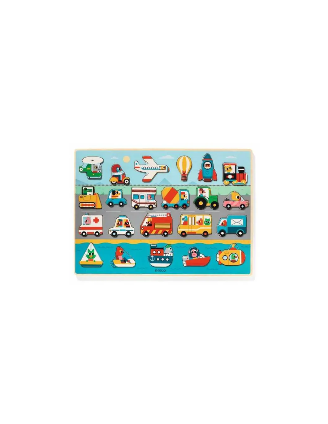 Puzzlo Vroom - Djeco