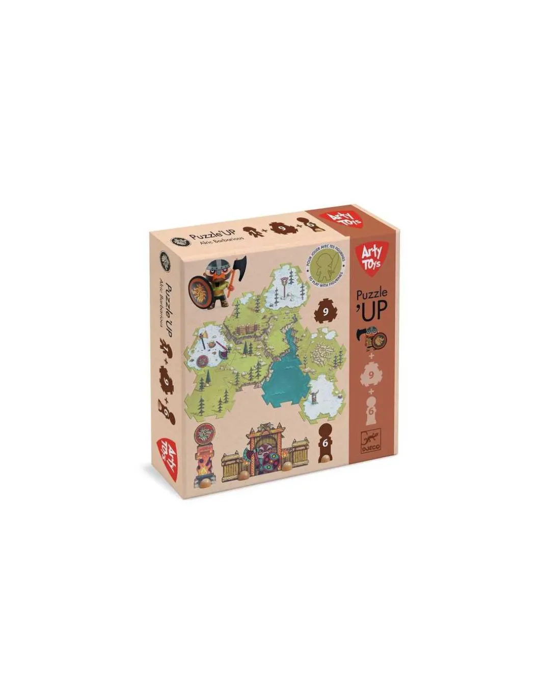 Puzzl'Up Alric Barbarious 15 pièces - Djeco