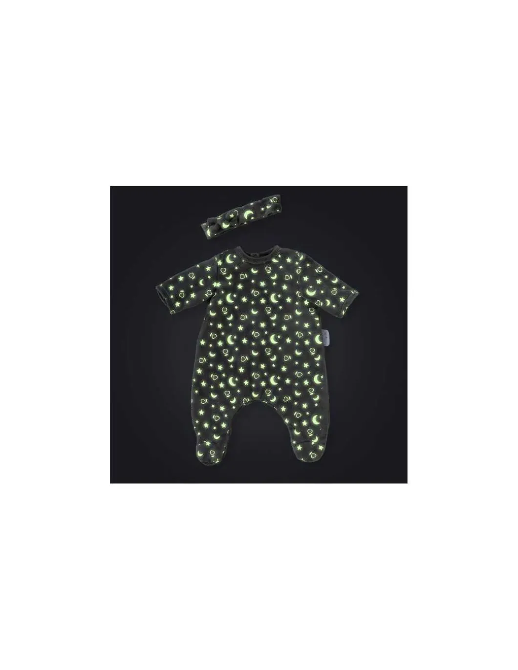 Pyjama Brille dans la nuit et bandeau pour poupée - Corolle