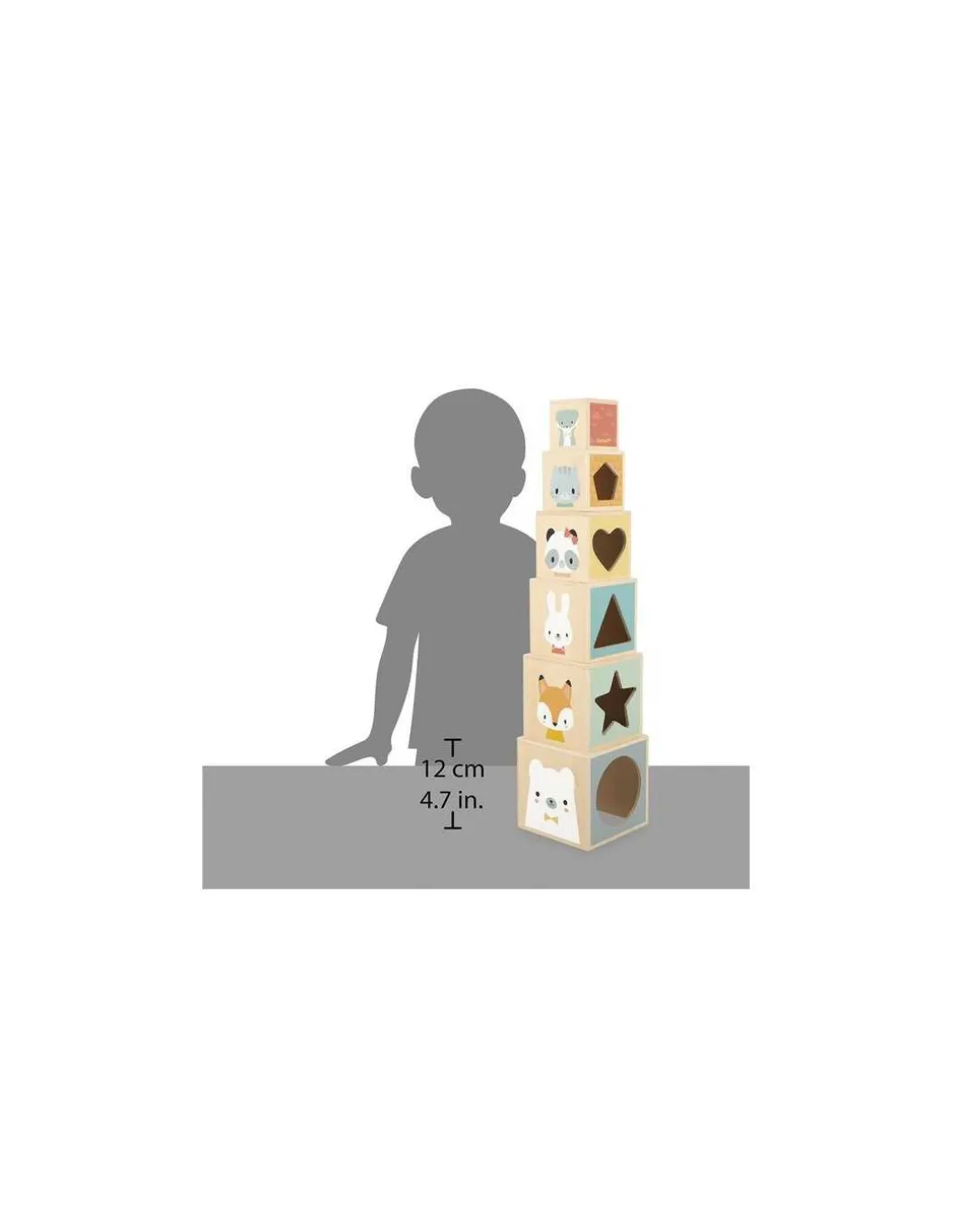 Pyramide en bois Pure - Janod