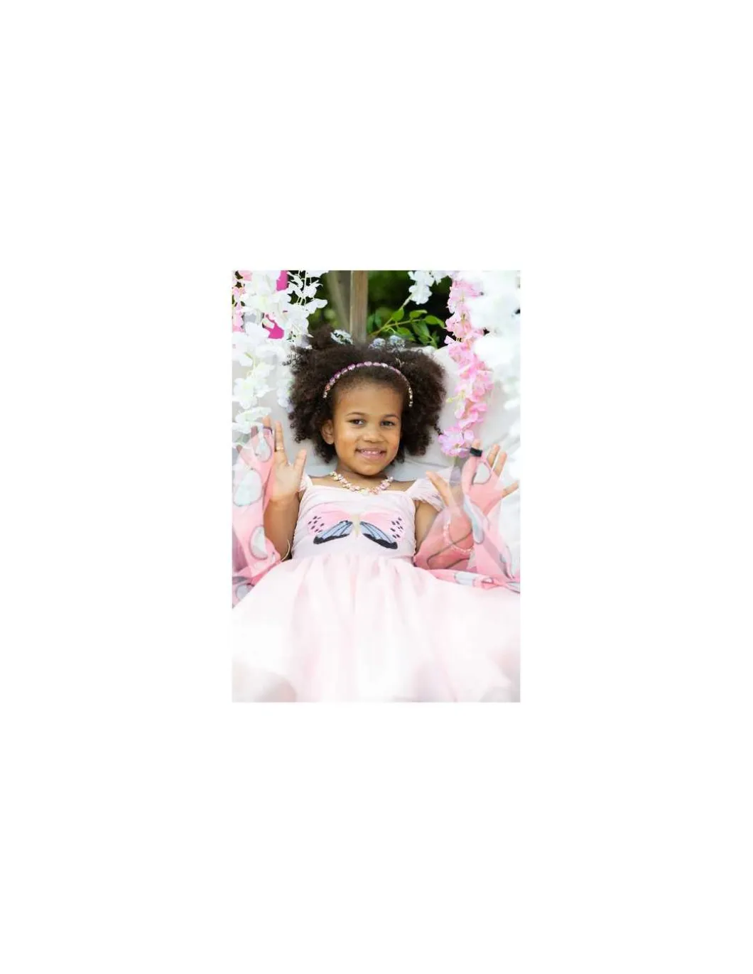 Robe de papillon sequins avec ailes 5-6 ans - Great Pretenders