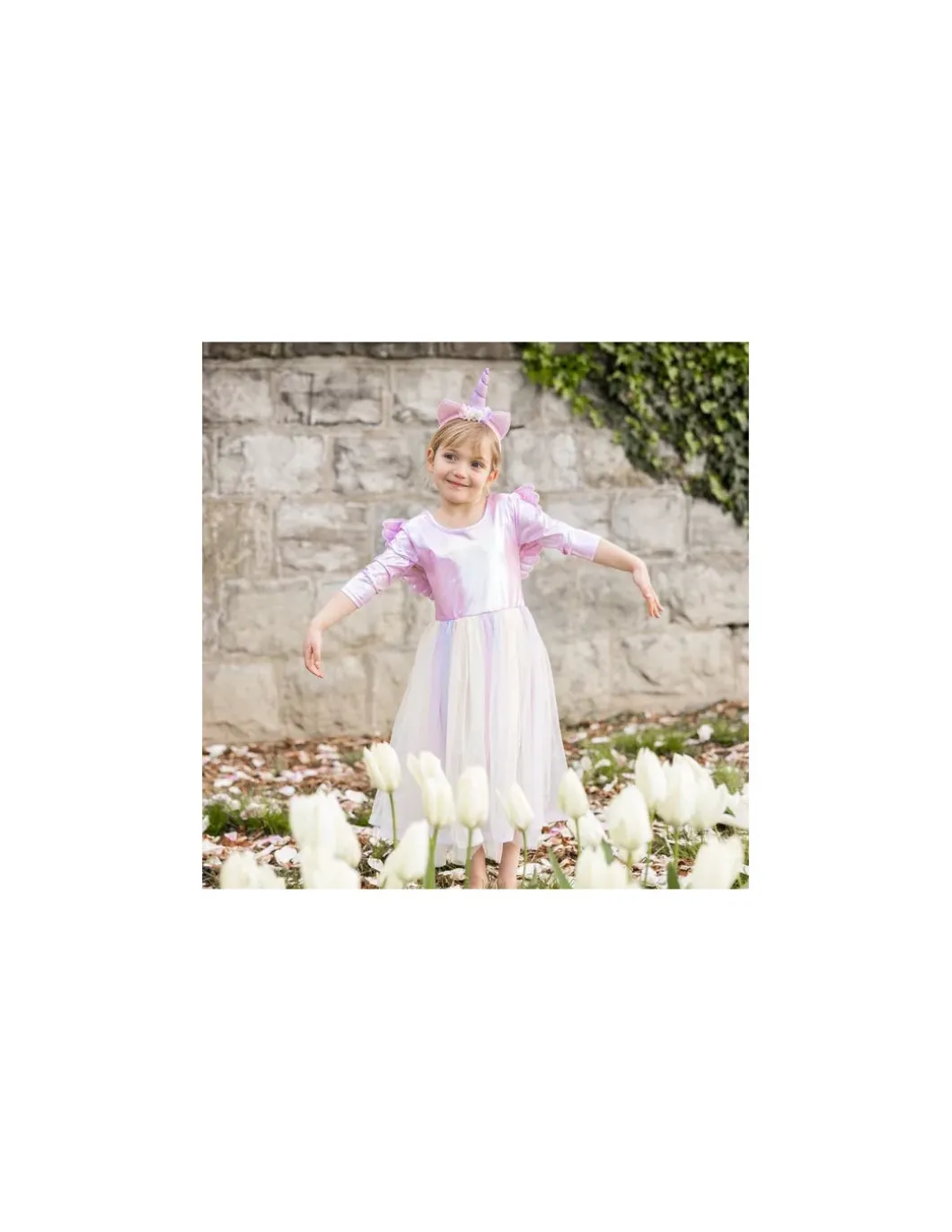 Robe de pégase avec bandeau 4-6 ans - Great Pretenders