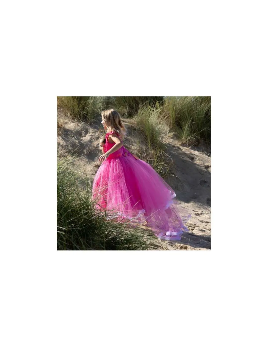 Robe de princesse Rose 5-7 ans - Labay