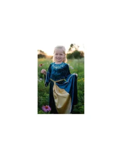 Robe reine Guenièvre turquoise 4-6 ans - Great Pretenders