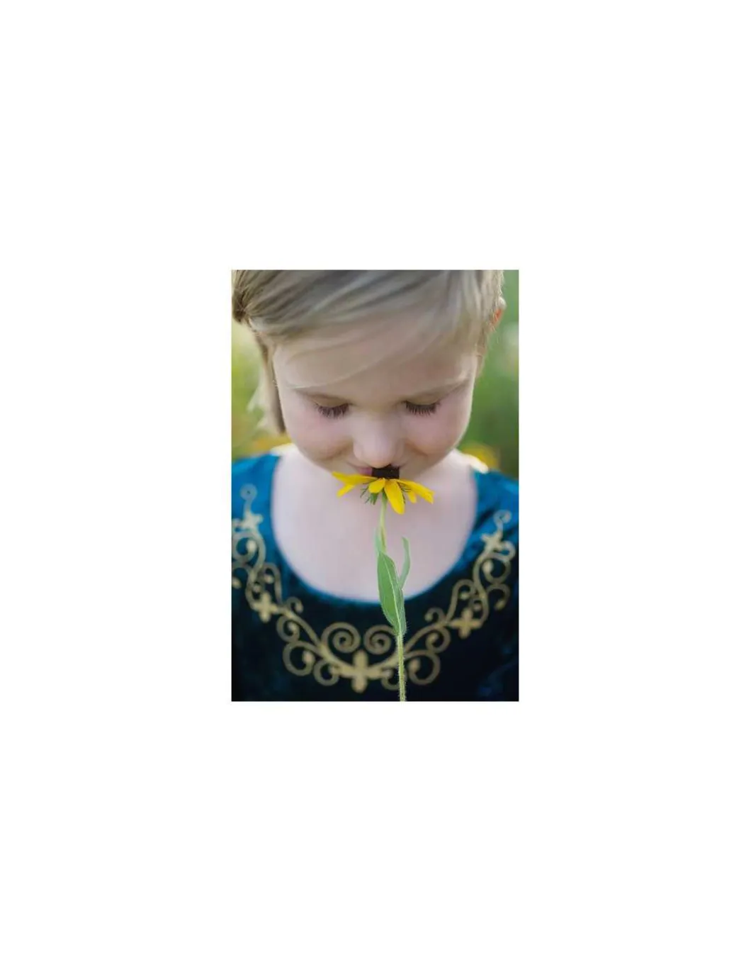 Robe reine Guenièvre turquoise 4-6 ans - Great Pretenders
