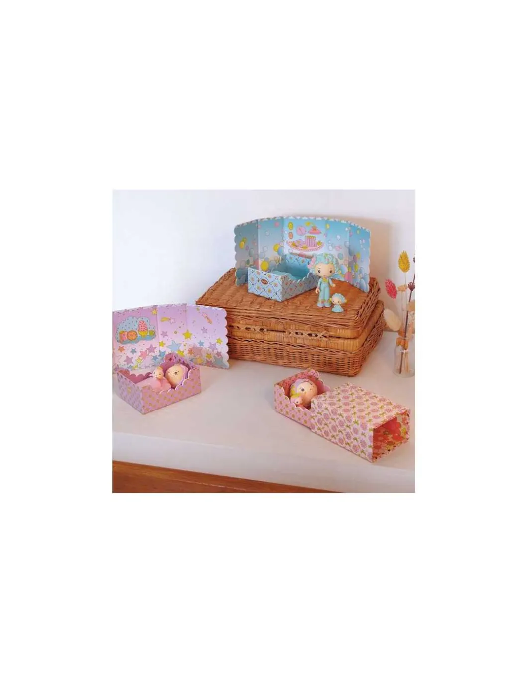 Rose Tinyroom - figurines Tinyly Djeco