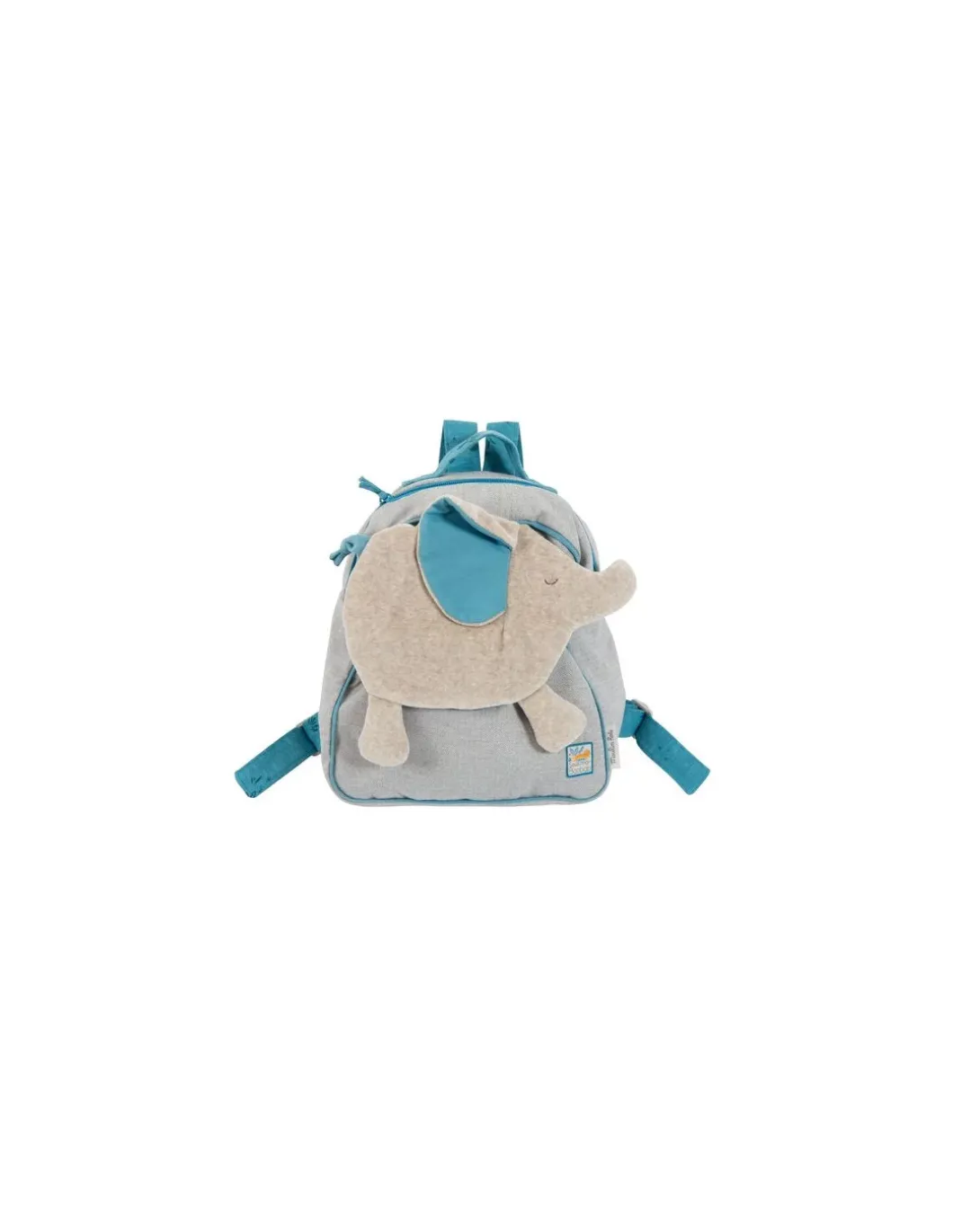Sac à dos éléphant Bergamote Sous mon baobab - Moulin Roty