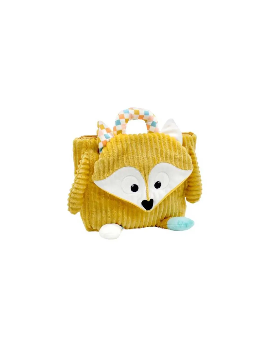 Sac à dos velours Cyranos le renard - Les Déglingos