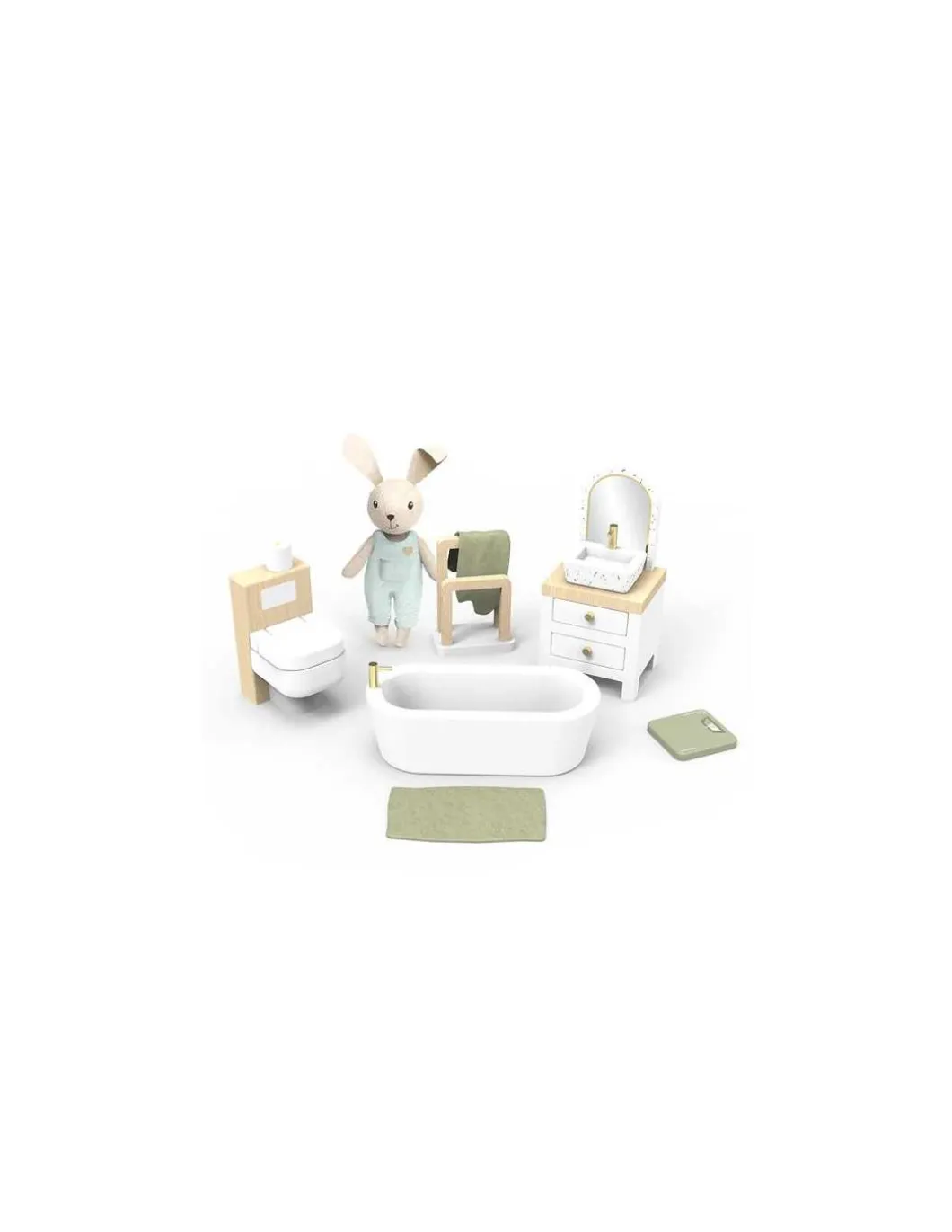 Salle de bain pour maison de poupée - Speedy Monkey