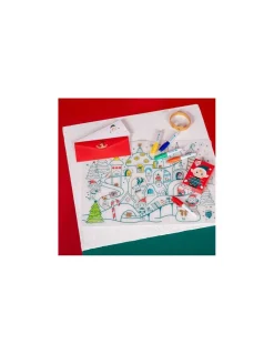 Set à colorier silicone Village de Noël - Super Petit