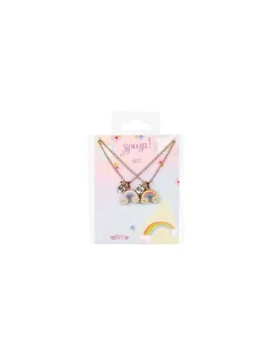 Set cadeau 2 colliers Best Friend Forever arc en ciel - Souza