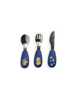 Set couverts silicone Puce & Pilou - Moulin Roty