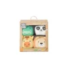 Set de 4 balles doudous jungle - Little Big Friends