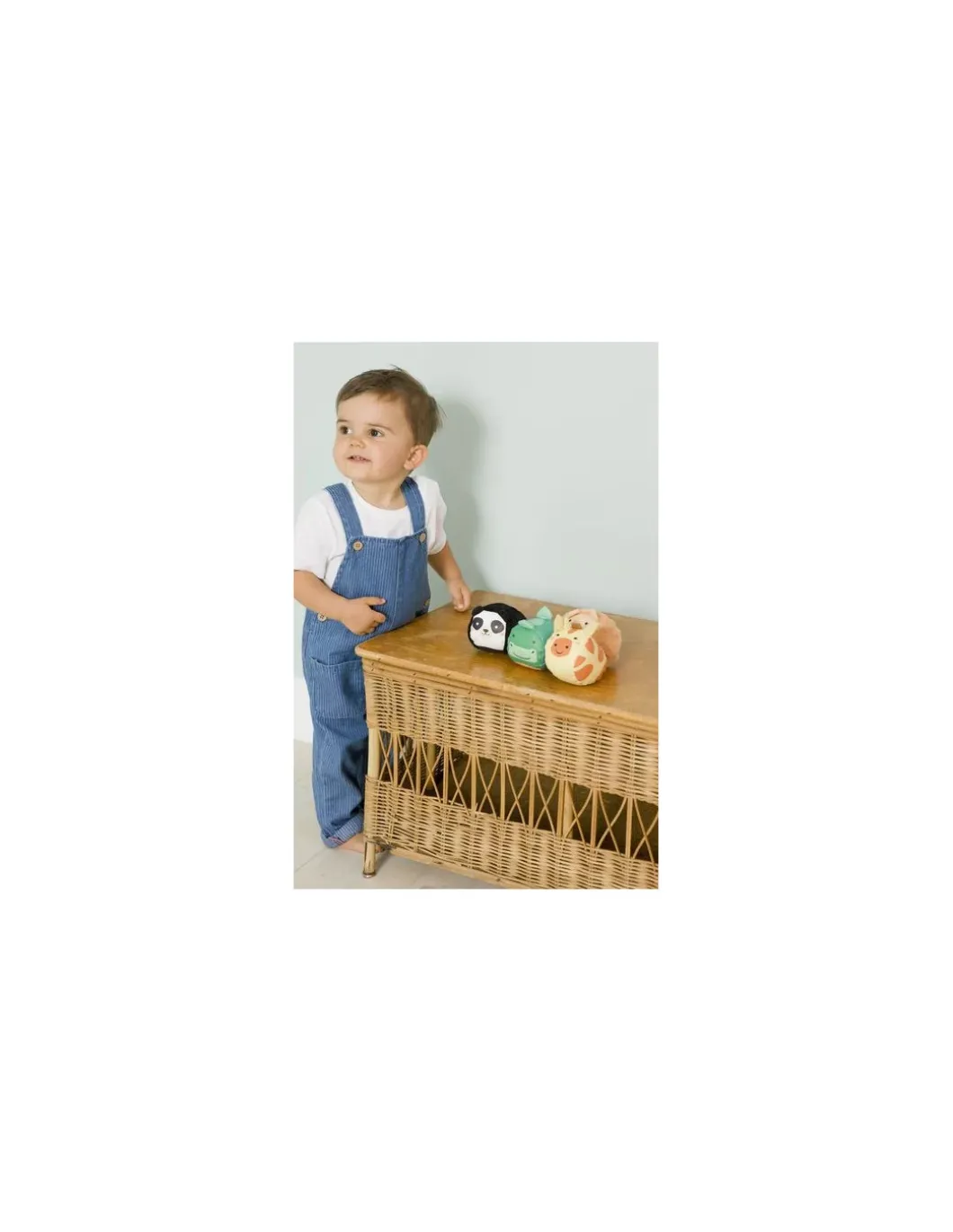 Set de 4 balles doudous jungle - Little Big Friends