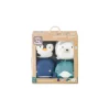 Set de 4 balles doudous océan - Little Big Friends