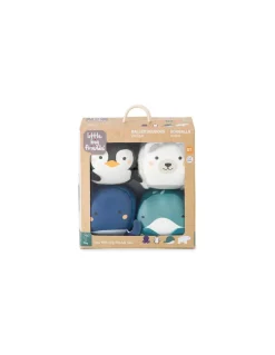 Set de 4 balles doudous océan - Little Big Friends