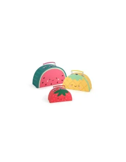 Set de 3 valisettes fruits Sarah Betz - Vilac