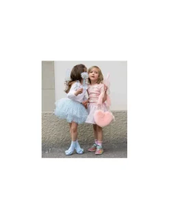 Set de fée, jupe, ailes et baguette bleu clair 4-6 ans - Great Pretenders