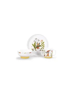 Set vaisselle porcelaine Trois Petits Lapins - Moulin Roty
