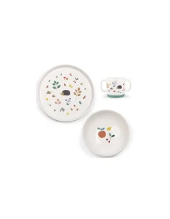 Set vaisselle porcelaine Pomme des bois - Moulin Roty