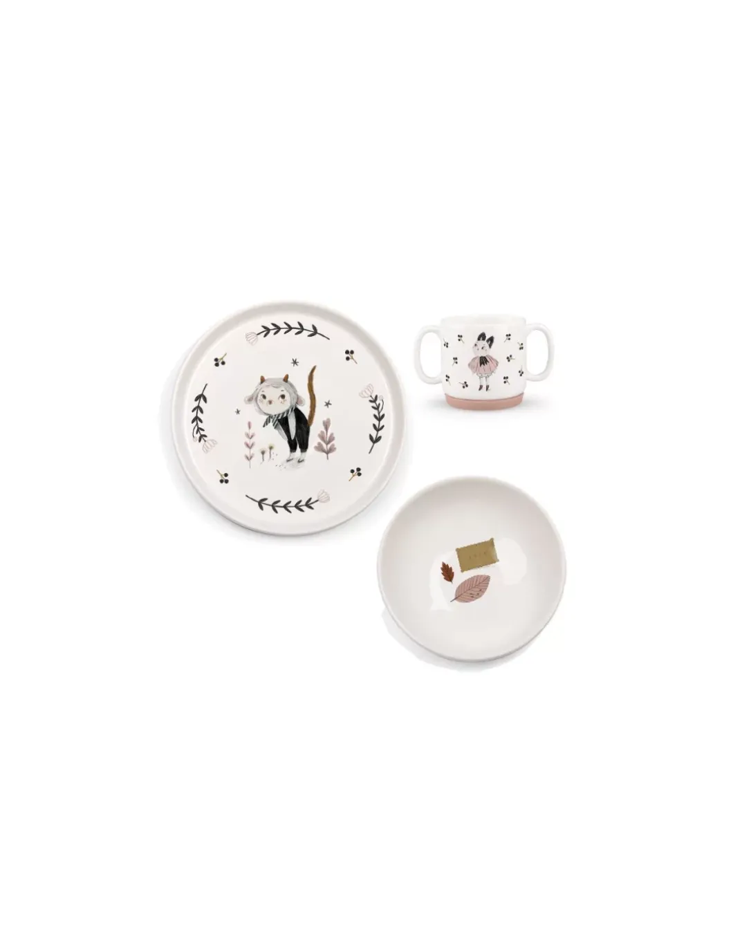 Set vaisselle porcelaine Après la pluie - Moulin Roty