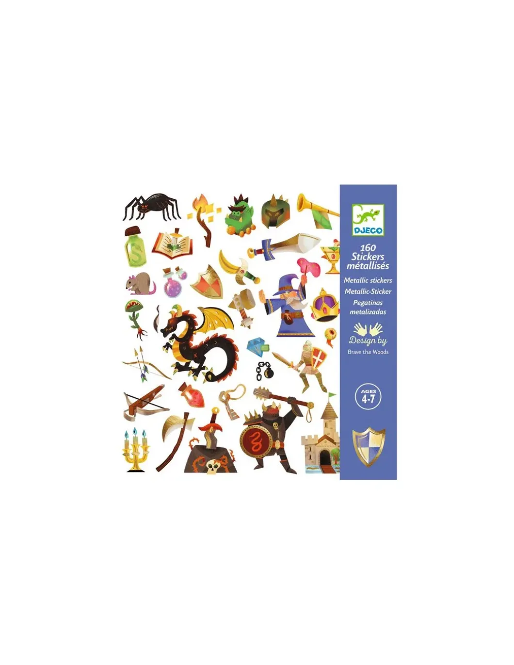 Stickers Médiéval fantastique - Djeco